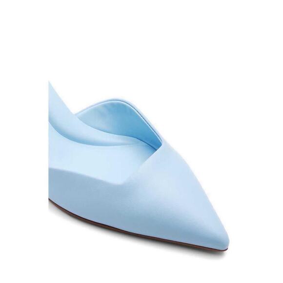 Aldo Malaga Blue Acrylic Heels - 8 - Blue - Picture 6 of 7